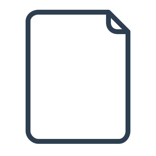 Document, file type, page, paper icon